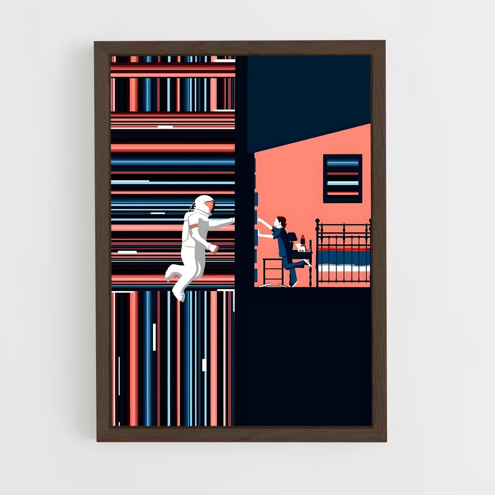 Poster L'Horizon Inconnu – affiche Art spatial (vue 5)